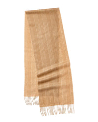 Amicale Cashmere Houndstooth Cashmere Scarf