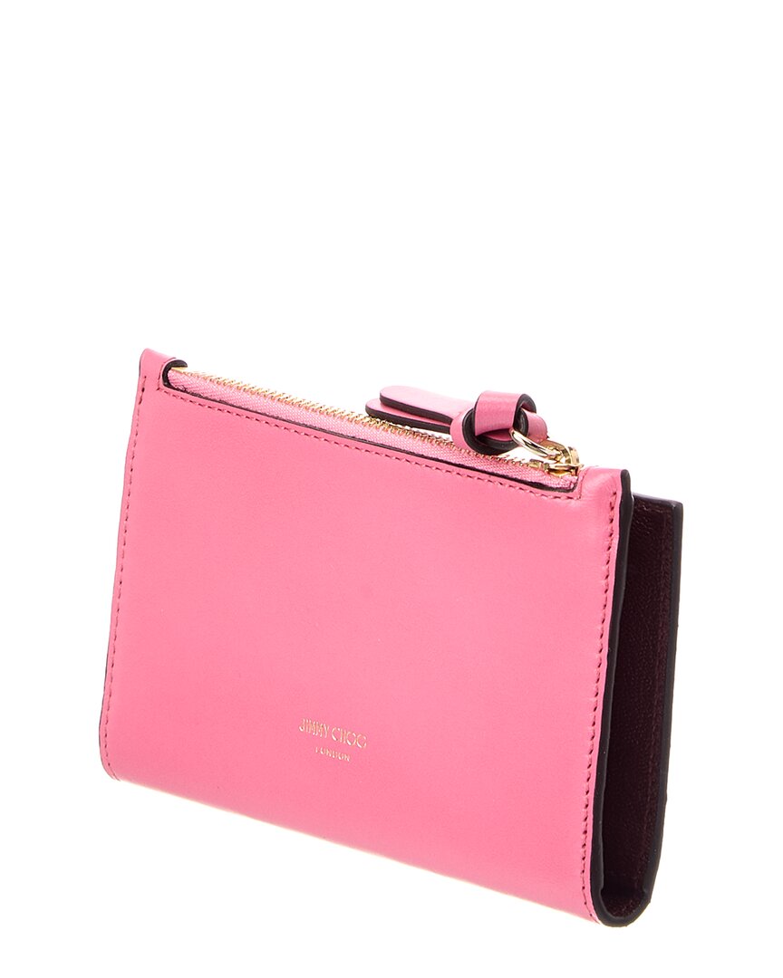 Jimmy Choo Jc Litzy Leather Wallet