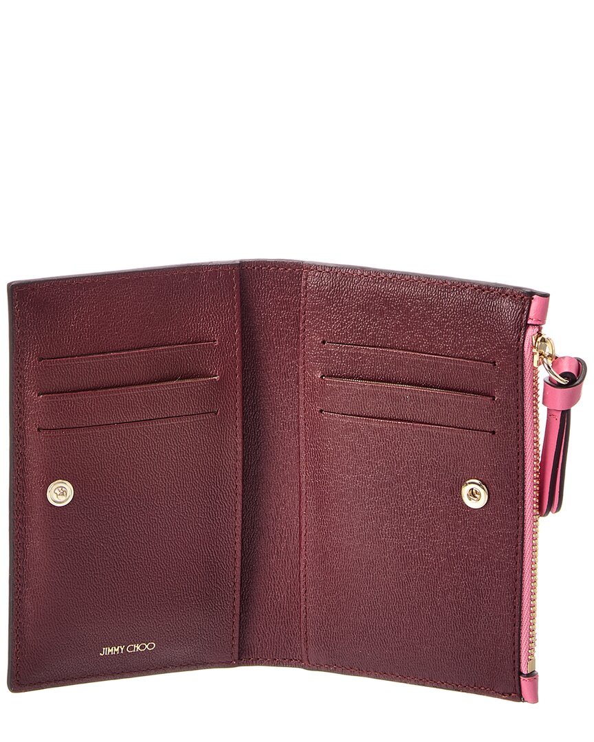 Jimmy Choo Jc Litzy Leather Wallet
