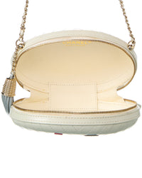 Chanel Multicolor & Neutral Chevron Lambskin Leather La Pausa Evening Bag