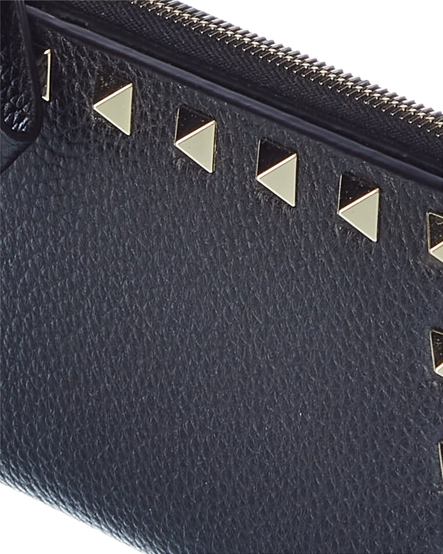 Valentino Valentino Rockstud Leather Card Case