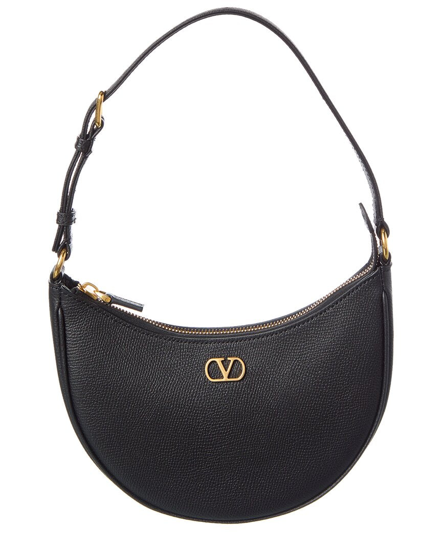 Valentino Valentino Vlogo Signature Mini Leather Hobo Bag