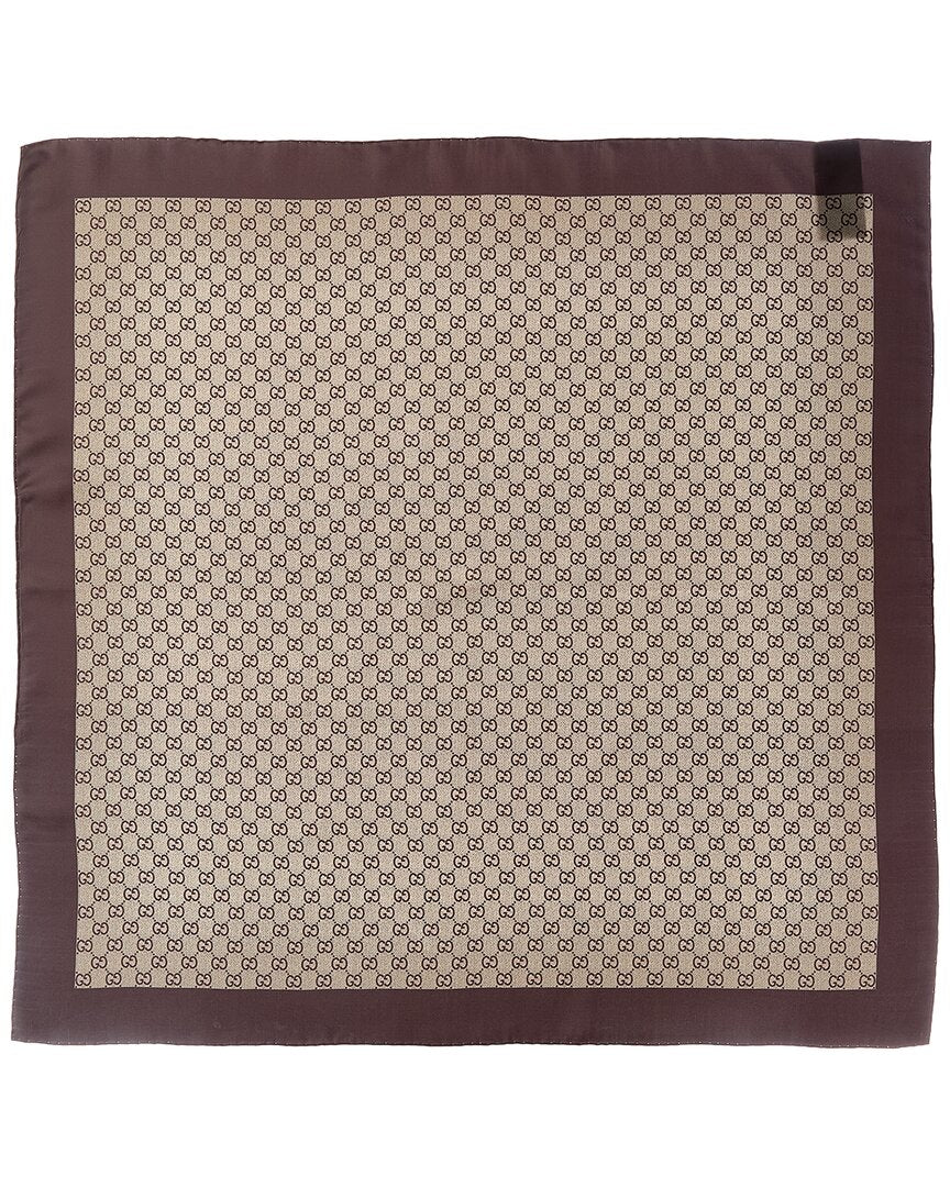 Gucci Gucci Printed Silk Twill Carré