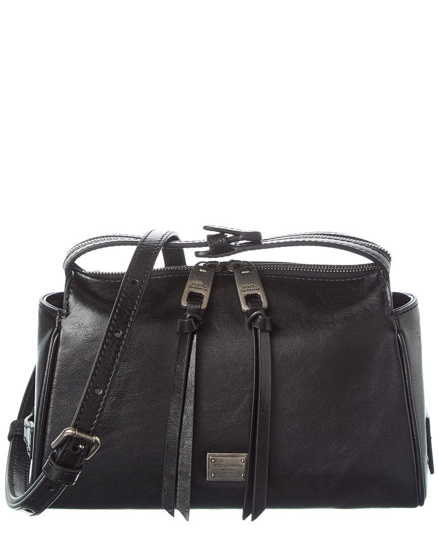 Dolce & Gabbana Vittoria Large Leather Tote