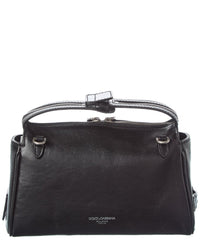 Dolce & Gabbana Vittoria Large Leather Tote