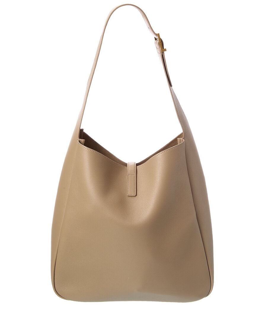 Saint Laurent Le 5 Large Leather Hobo Bag
