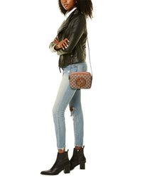 Gucci Blondie Mini Gg Canvas & Leather Camera Bag