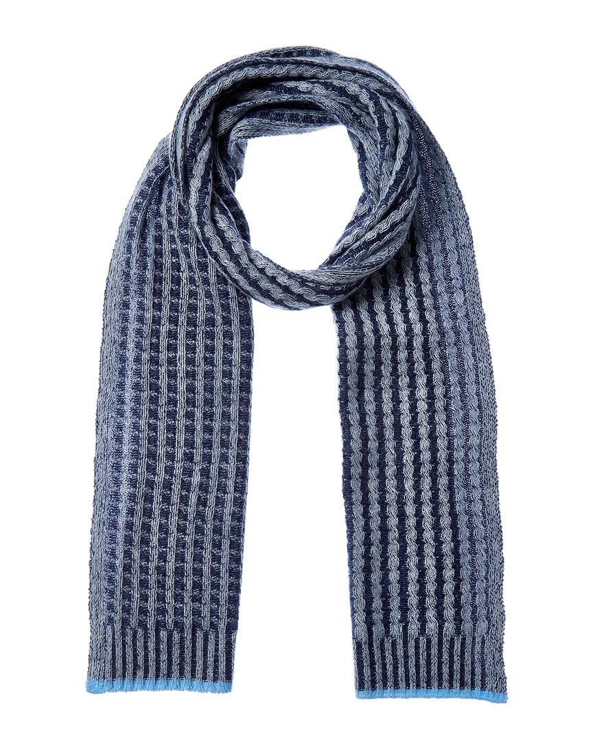 Forte Cashmere Plaited Baby Cable Cashmere Scarf