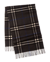 Burberry Wide Check Cashmere Scarf