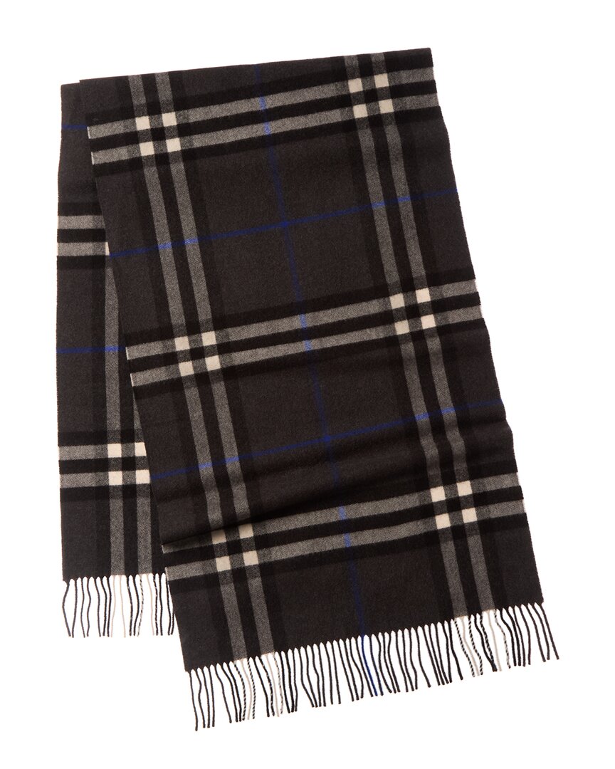 Burberry Wide Check Cashmere Scarf