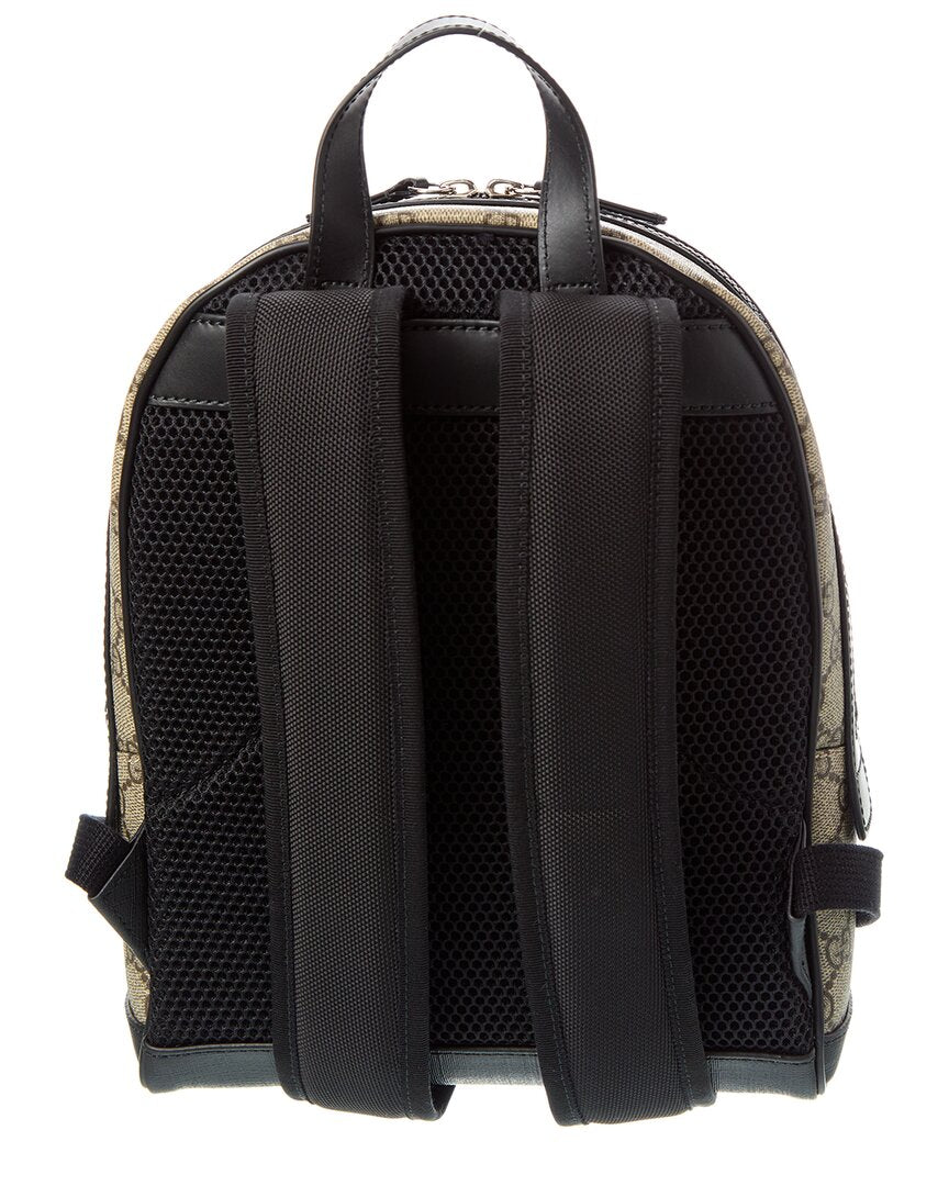 Gucci Gg Supreme Canvas & Leather Backpack
