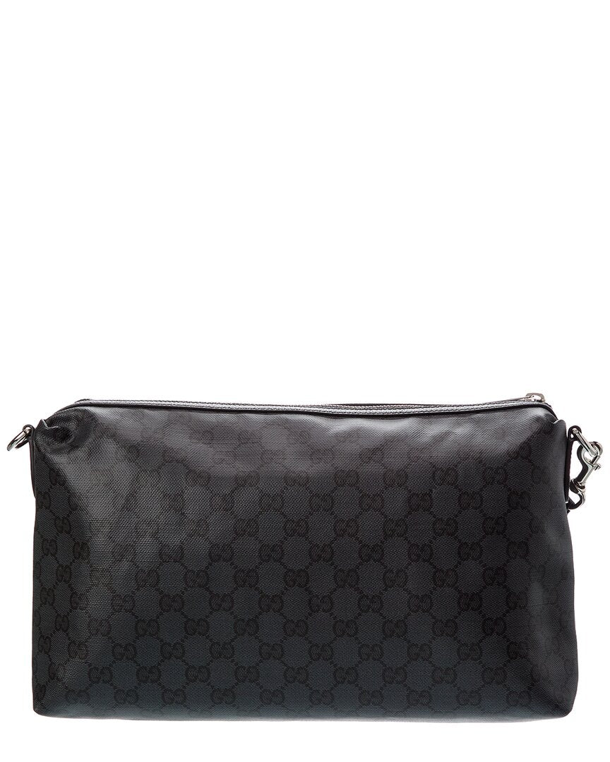 Gucci Essence Classic Medium Gg Coated Canvas & Leather Crossbody