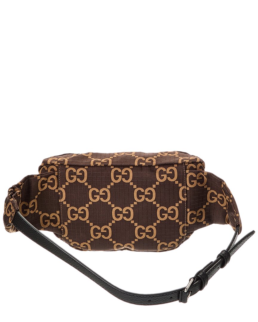 Gucci Gg Ripstop & Leather Belt Bag