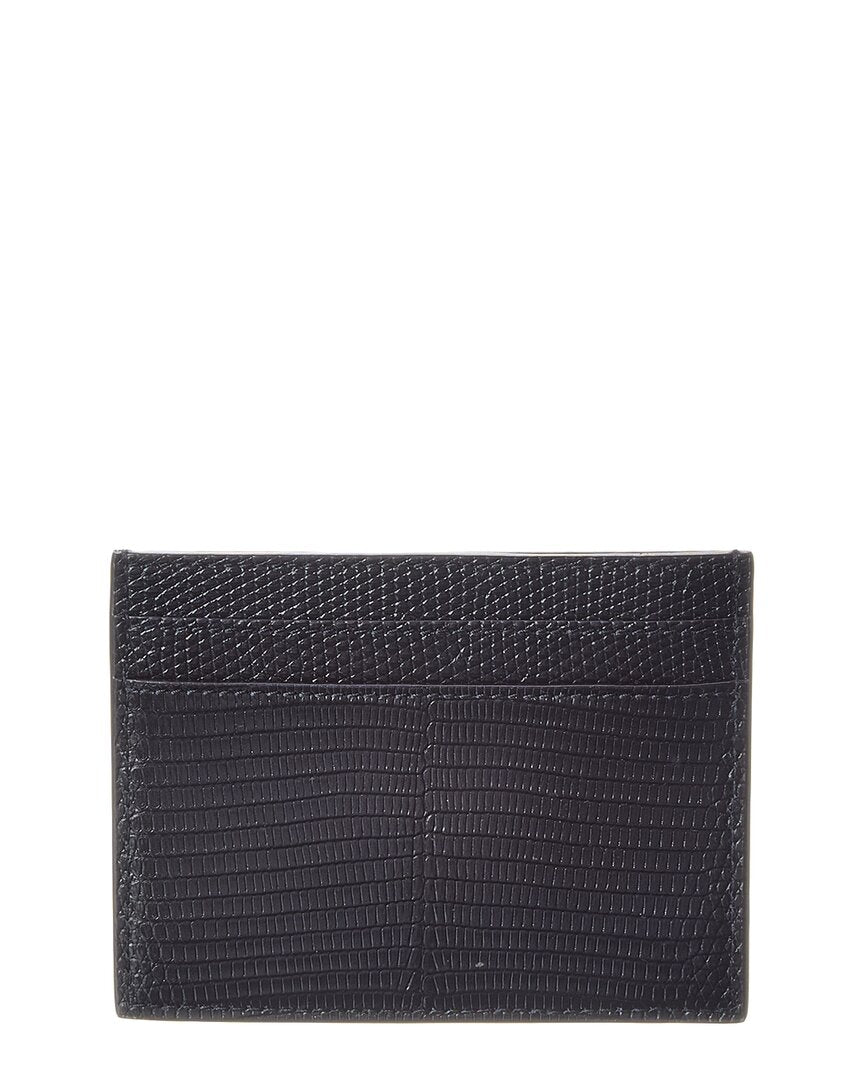 Saint Laurent Saint Laurent Logo Leather Card Case