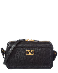 Valentino Vlogo Alltime Mini Leather Camera Bag