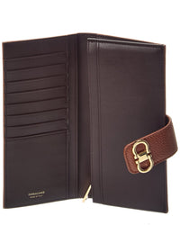 Ferragamo Double Gancini Leather Wallet