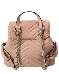 Gucci Gucci Gg Marmont Mini Leather Backpack