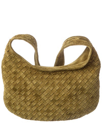 Bottega Veneta Logo Suede Crossbody