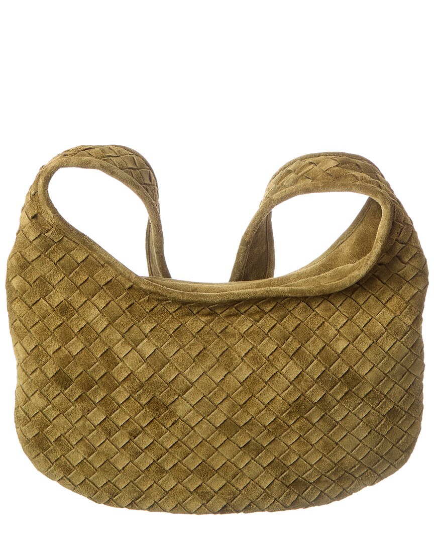 Bottega Veneta Logo Suede Crossbody