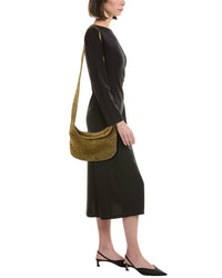 Bottega Veneta Logo Suede Crossbody