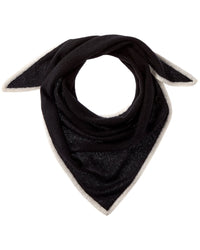 Phenix Knit Triangle Cashmere Scarf