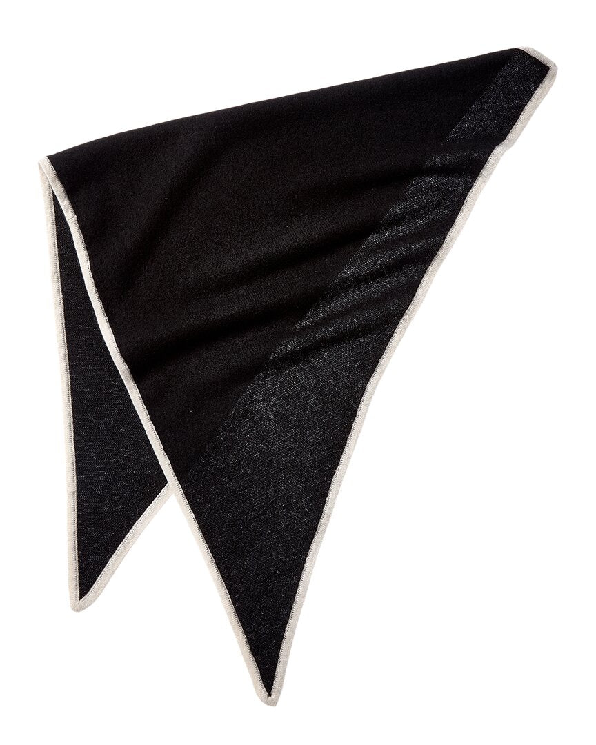 Phenix Knit Triangle Cashmere Scarf