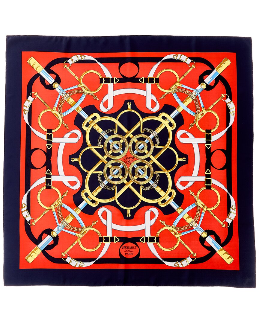 Hermès Eperon D'or Henri D'origny Silk Scarf (Authentic Pre-Loved)