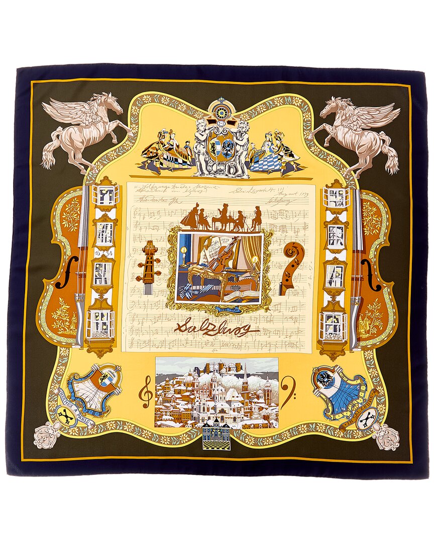 Hermès In Salzburg Loïc Dubigeon Silk Scarf (Authentic Pre-Loved)