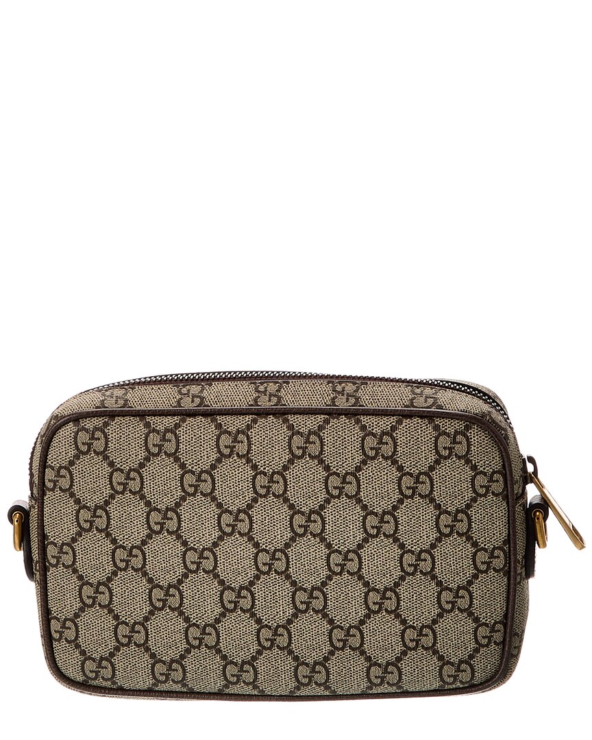 Gucci Gucci Ophidia Mini Gg Supreme Canvas & Leather Messenger Bag