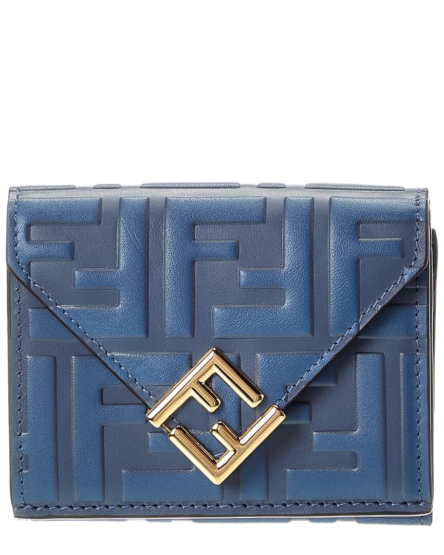 Fendi Ff Diamonds Leather Card Case