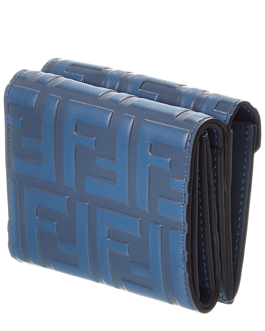 Fendi Ff Diamonds Leather Card Case