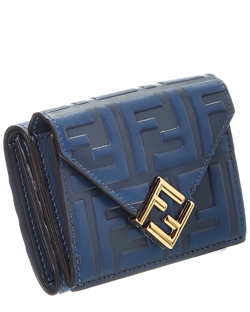 Fendi Ff Diamonds Leather Card Case