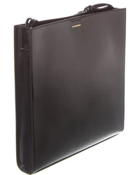 Jil Sander Logo Leather Shoulder Bag
