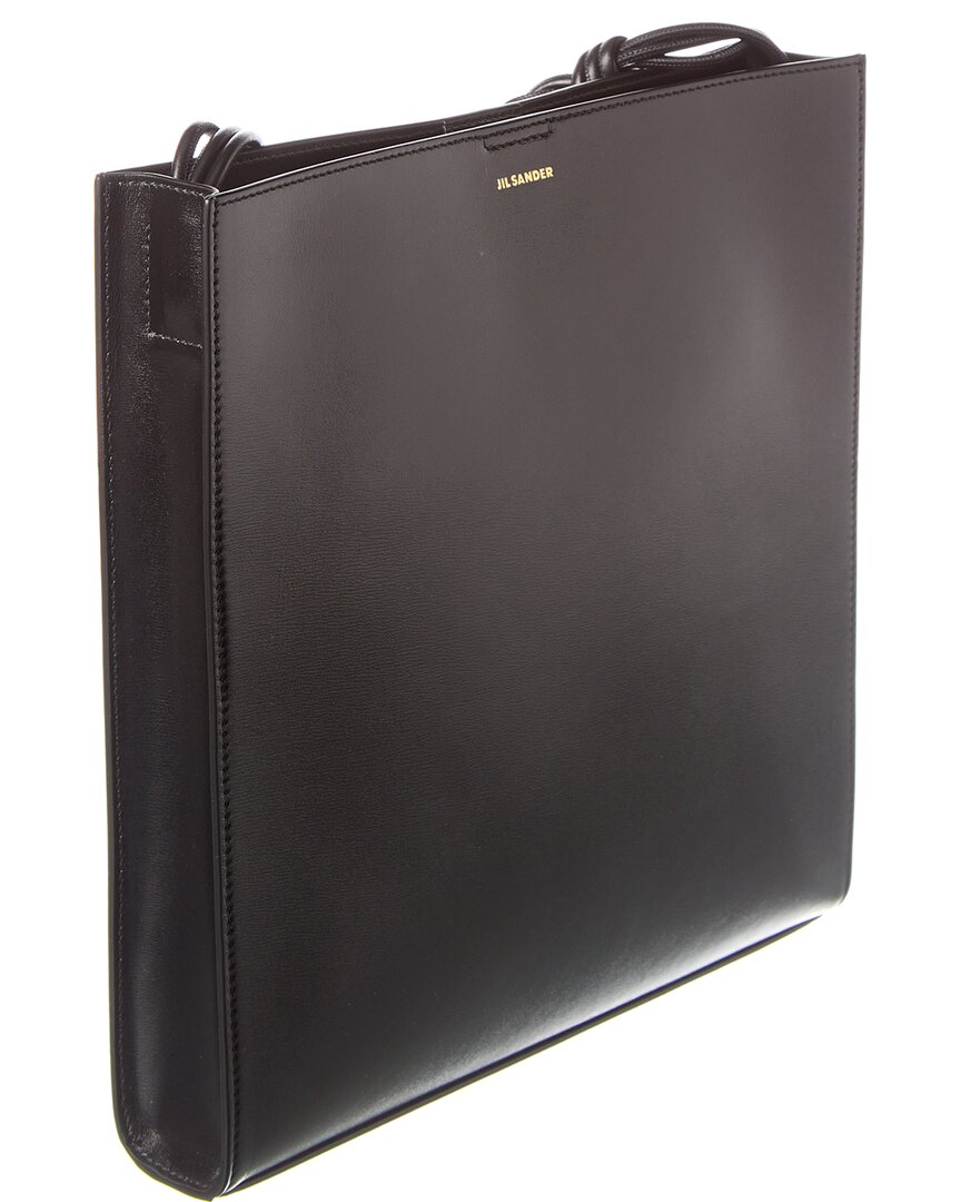 Jil Sander Logo Leather Shoulder Bag