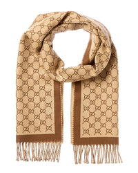 Gucci Gg Wool Scarf