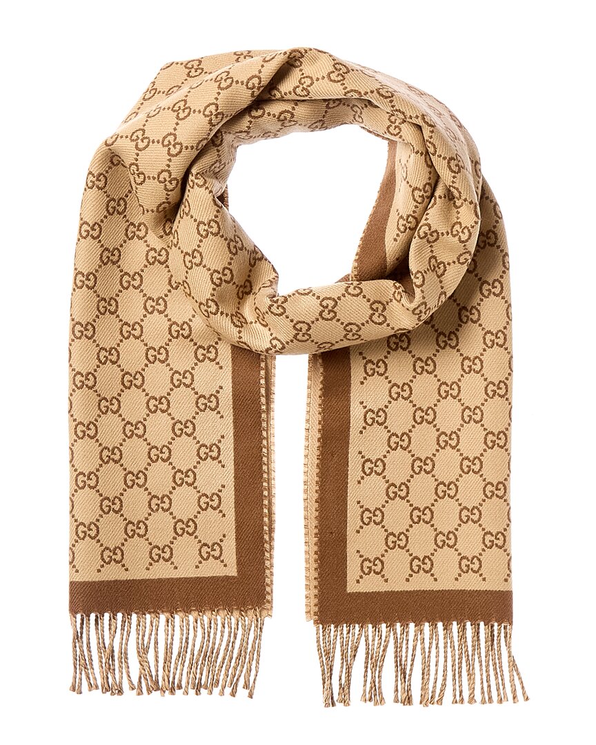 Gucci Gg Wool Scarf