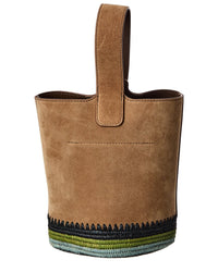 Loewe Pebble Mini Leather Bucket Bag