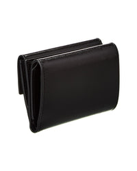 Jil Sander Logo Mini Leather French Wallet