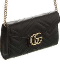 Gucci Gucci Gg Marmont Leather Crossbody