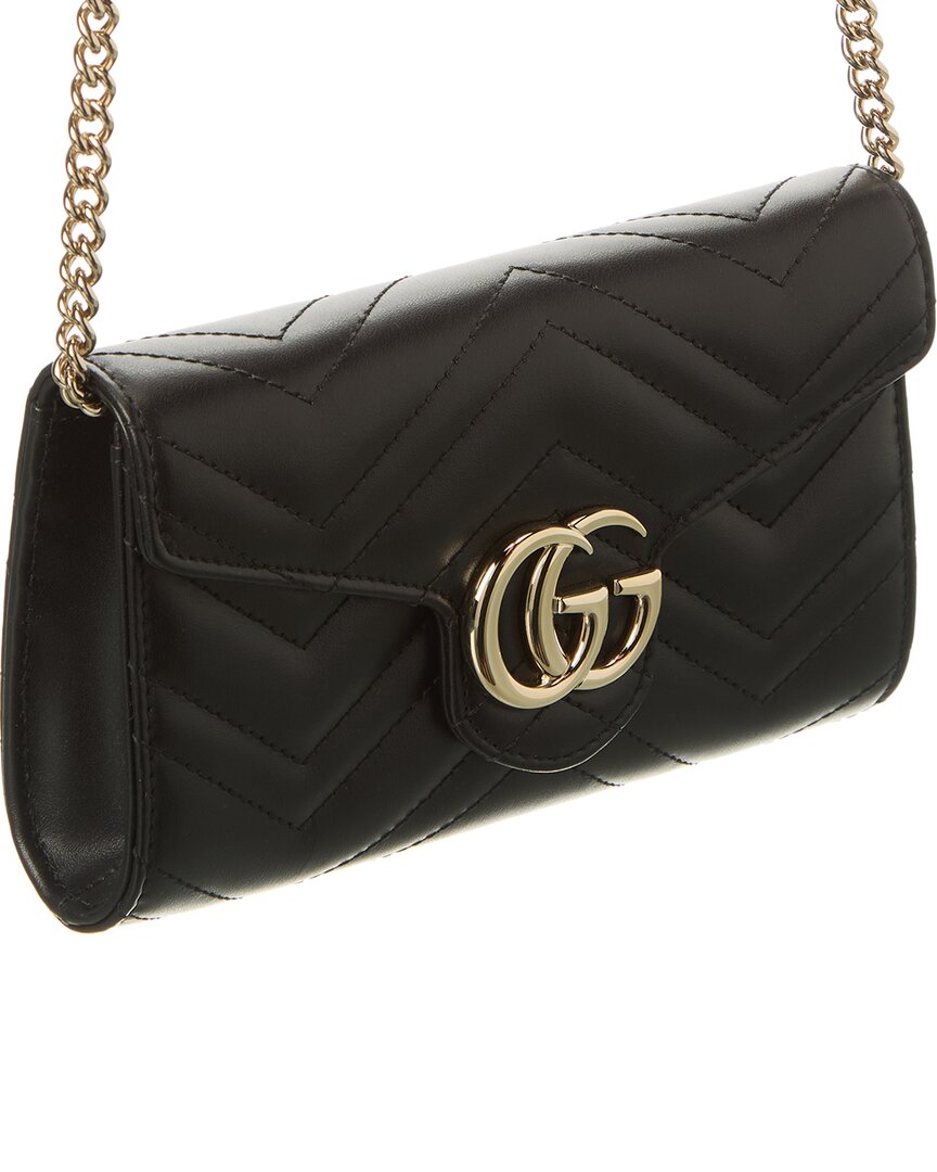Gucci Gucci Gg Marmont Leather Crossbody