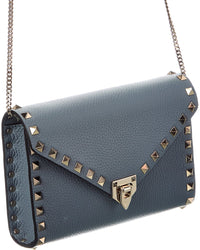 Valentino Rockstud Mini Grainy Leather Shoulder Bag