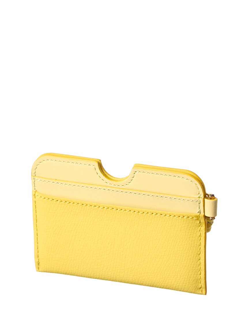 FENDI Fendi Ff Diamond Leather Card Case