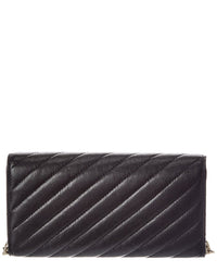 Jimmy Choo Jimmy Choo Avn Curve Leather Wallet On Chain