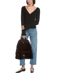 Gucci Gucci Ophidia Medium Suede Backpack