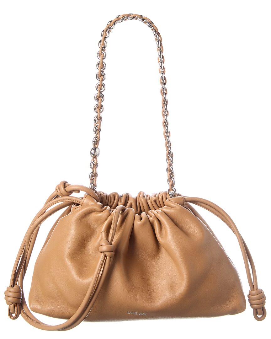 Loewe Flamenco Medium Leather Bucket Bag