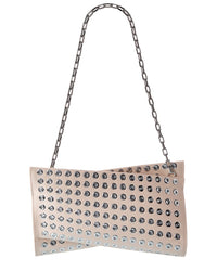 Christian Louboutin Loubitwist Satin Clutch