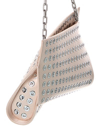 Christian Louboutin Loubitwist Satin Clutch