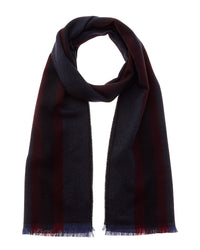 Gucci Gg Wool & Silk-Blend Scarf Blue
