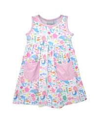 Flap Happy Dress Multi