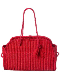 Jacquemus Turismo Raffia Satchel